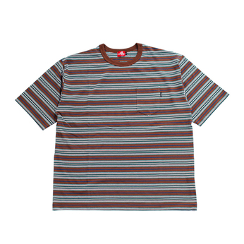 ｎｕｔｔｙｃｌｏｔｈｉｎｇ　／　Ｍｕｌｔｉ　Ｂｏｒｄｅｒ　Ｐｏｃｋｅｔ　Ｔｅｅ　（Ｂｒｏｗｎ）