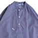 ｍｏｄＡＳ　／　Ｎｏ　ｃｏｌｌａｒ　Ｆｉｓｈｅｒｍａｎ　ＬＳ　Ｓｈｉｒｔ　（Ｎａｒｒｏｗ　ｓｔｒｉｐｅ）