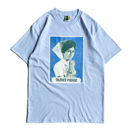 BEDLAM / SILENCE TEE (POWDER BLUE)