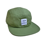 LASER BARCELONA / BORNE RIPSTOP 5 PANEL HAT (GREEN)