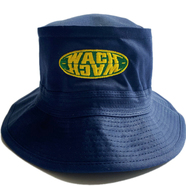 WACK WACK / "Oval Logo" 90's Flava Bucket Hat (NAVY)