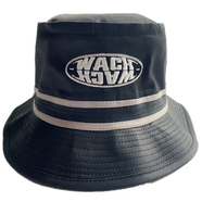 WACK WACK / "Oval Logo" 90's Flava Bucket Hat (BLACK)
