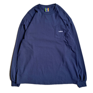 BEDLAM / ASHRAM POCKET LS TEE (NAVY)