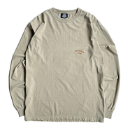 BENCH / College logo embroidery LS Tee (Khaki)