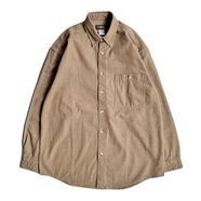 COBRA CAPS / Heavyweight Denim LS Shirt (Brown)