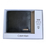 Calvin Klein / LETHER WALLET (BLACK)