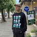 ＮＯＴＨＩＮ’ＳＰＥＣＩＡＬ　／　ＮＥＷＰＯＲＴ　ＣＯＬＯＲ　ＬＳ　ＴＥＥ　（Ｂｌａｃｋ）