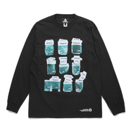 NOTHIN'SPECIAL / NEWPORT COLOR LS TEE (Black)