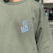 ＷＡＣＫ　ＷＡＣＫ　／　”ＴＯＸＩＣ”　１２．４ｏｚ　Ｈｅａｖｙ　ｗｅｉｇｈｔ　ｃｒｅｗｎｅｃｋ　ｓｗｅａｔ　（Ｏｌｉｖｅ）