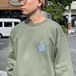 ＷＡＣＫ　ＷＡＣＫ　／　”ＴＯＸＩＣ”　１２．４ｏｚ　Ｈｅａｖｙ　ｗｅｉｇｈｔ　ｃｒｅｗｎｅｃｋ　ｓｗｅａｔ　（Ｏｌｉｖｅ）