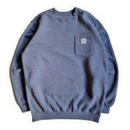 CARHARTT USA / CREWNECK POCKET SWEATSHIRT (GREY)