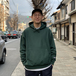 ＣＨＡＭＰＩＯＮ　ＵＳＡ　／　ＲＥＶＥＲＳＥ　ＷＥＡＶＥ　ＨＯＯＤＹ　（ＤＡＲＫ　ＧＲＥＥＮ）