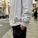 ＣＨＡＭＰＩＯＮ　ＵＳＡ　／　ＲＥＶＥＲＳＥ　ＷＥＡＶＥ　ＣＲＥＷ　ＮＥＣＫ　（ＳＩＬＶＥＲ　ＧＲＥＹ）