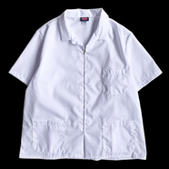 RED KAP / ZIP FRONT SMOCK (WHITE)