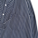 ｍｏｄＡＳ　／　Ｎｏ　ｃｏｌｌａｒ　Ｆｉｓｈｅｒｍａｎ　Ｐｏｃｋｅｔ　ＬＳ　Ｓｈｉｒｔ　（Ｗｉｄｅ　ｓｔｒｉｐｅ）