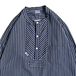 ｍｏｄＡＳ　／　Ｎｏ　ｃｏｌｌａｒ　Ｆｉｓｈｅｒｍａｎ　Ｐｏｃｋｅｔ　ＬＳ　Ｓｈｉｒｔ　（Ｗｉｄｅ　ｓｔｒｉｐｅ）