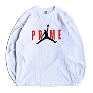 PRIME PIZZA / JUMPMAN LS TEE (WHITE)