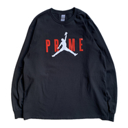 PRIME PIZZA / JUMPMAN LS TEE (BLACK)