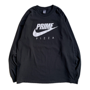 PRIME PIZZA / SWOOSH LS TEE (BLACK)