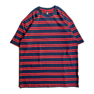 AS COLOUR / NARROW BORDER TEE (RED)