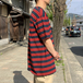 ＡＳ　ＣＯＬＯＵＲ　／　ＮＡＲＲＯＷ　ＢＯＲＤＥＲ　ＴＥＥ　（ＲＥＤ）