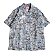 RJC / COTTON ALOHA SHIRT (BLUE)