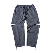 nuttyclothing / 2way DailyPants (Charcoal grey)