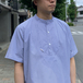 ｍｏｄＡＳ　／　Ｎｏ　ｃｏｌｌａｒ　Ｆｉｓｈｅｒｍａｎ　ＳＳ　Ｓｈｉｒｔ　（Ｎａｖｙ）