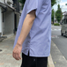 ｍｏｄＡＳ　／　Ｎｏ　ｃｏｌｌａｒ　Ｆｉｓｈｅｒｍａｎ　ＳＳ　Ｓｈｉｒｔ　（Ｎａｖｙ）