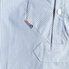 ｍｏｄＡＳ　／　Ｎｏ　ｃｏｌｌａｒ　Ｆｉｓｈｅｒｍａｎ　ＳＳ　Ｓｈｉｒｔ　（Ｌｉｇｈｔ　Ｂｌｕｅ）