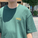 ＢＥＮＣＨ　／　Ｌｏｇｏ　ｅｍｂｒｏｉｄｅｒｙ　Ｔｅｅ　ＴＥＥ　（ＧＲＥＥＮ）