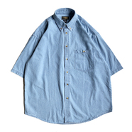 COBRA CAPS / Washed Denim SS Shirt