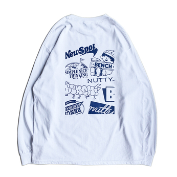 ＢＥＮＣＨ　×　ｎｕｔｔｙｃｌｏｔｈｉｎｇ　／　Ａｒｃｈｉｖｅ　ＬＳ　Ｔｅｅ　（Ｗｈｉｔｅ）