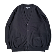 Edwards Garment / Cotton Knit Cardigan (Black)