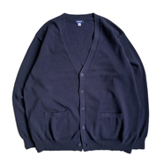 Edwards Garment / Cotton Knit Cardigan (Navy)