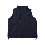 nuttyclothing × GOODWAVE / Flowing vest (Black)