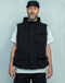 ｎｕｔｔｙｃｌｏｔｈｉｎｇ　×　ＧＯＯＤＷＡＶＥ　／　Ｆｌｏｗｉｎｇ　ｖｅｓｔ　（Ｂｌａｃｋ）