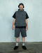 ｎｕｔｔｙｃｌｏｔｈｉｎｇ　×　ＧＯＯＤＷＡＶＥ　／　Ｆｌｏｗｉｎｇ　ｖｅｓｔ　（Ｃｈａｒｃｏａｌ　ｇｒｅｙ）