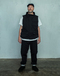 ｎｕｔｔｙｃｌｏｔｈｉｎｇ　×　ＧＯＯＤＷＡＶＥ　／　Ｆｌｏｗｉｎｇ　ｖｅｓｔ　（Ｂｌａｃｋ）