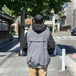 ｎｕｔｔｙｃｌｏｔｈｉｎｇ　×　ＧＯＯＤＷＡＶＥ　／　Ｆｌｏｗｉｎｇ　ｖｅｓｔ　（Ｃｈａｒｃｏａｌ　ｇｒｅｙ）