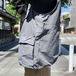 ｎｕｔｔｙｃｌｏｔｈｉｎｇ　×　ＧＯＯＤＷＡＶＥ　／　Ｆｌｏｗｉｎｇ　ｖｅｓｔ　（Ｃｈａｒｃｏａｌ　ｇｒｅｙ）