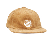 LASER BARCELONA / LASER SURF CO. 6 PANEL CORDUROY HAT (BROWN)