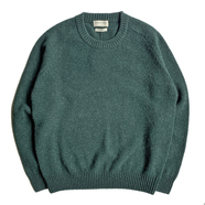 ROCKALL / Extrafine Wool Sweater (Green)