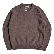 ROCKALL / Extrafine Wool Sweater (Brown)