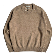 ROCKALL / Extrafine Wool Sweater (Beige)