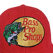 ＢＡＳＳ　ＰＲＯ　ＳＨＯＰＳ　／　Ｃｏｔｔｏｎ　ｓｎａｐｂａｃｋ　ｃａｐ　（Ｒｅｄ）