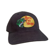BASS PRO SHOPS / Cotton snapback cap (Black)