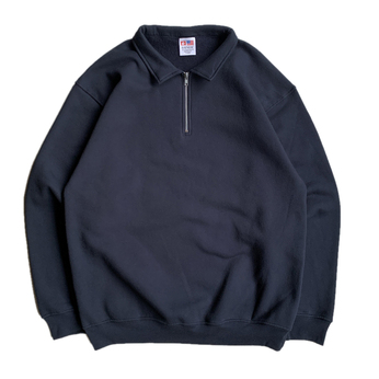 ＢＡＹＳＩＤＥ　／　Ｈａｌｆ　Ｚｉｐ　Ｓｗｅａｔ　（Ｎａｖｙ）