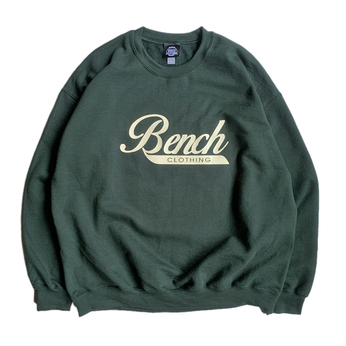 ＢＥＮＣＨ　／　Ｃｏｆｅｅ　ｌｏｇｏ　ｃｒｅｗｎｅｃｋ　（Ｇｒｅｅｎ）