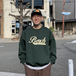 ＢＥＮＣＨ　／　Ｃｏｆｅｅ　ｌｏｇｏ　ｃｒｅｗｎｅｃｋ　（Ｇｒｅｅｎ）